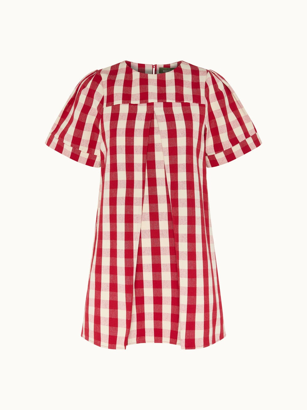 🔥 BUT 2 GET 10% OFF 🔥 Gingham Pleated Mini Dress