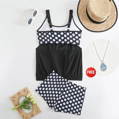 💥 BUT 2 GET 10% 💥 👙 Pöttyös Bikini [S-3XL] – Retró Stílus | Raktáron