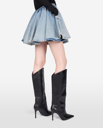 🔥 BUT 2 GET 10% OFF 🔥 ZIGGY DENIM SKIRT // BLUE POLLOCK