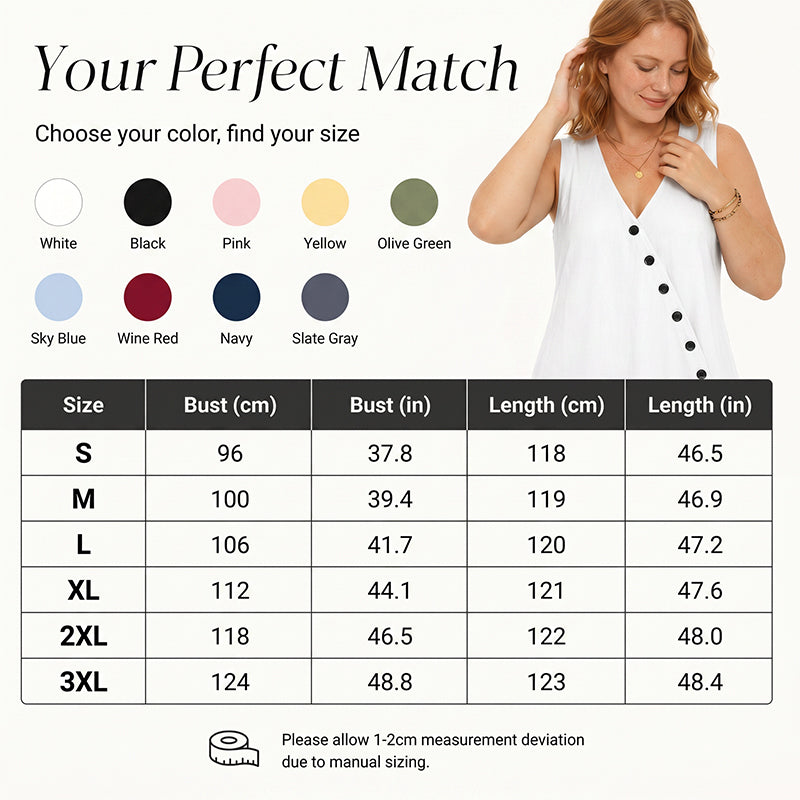 🔥 BUT 2 GET 10% OFF 🔥  Sleeveless V-Neck Jumpsuit with Pockets for Women
